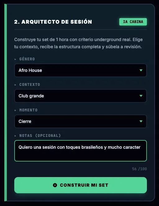 Arquitecto de sesión